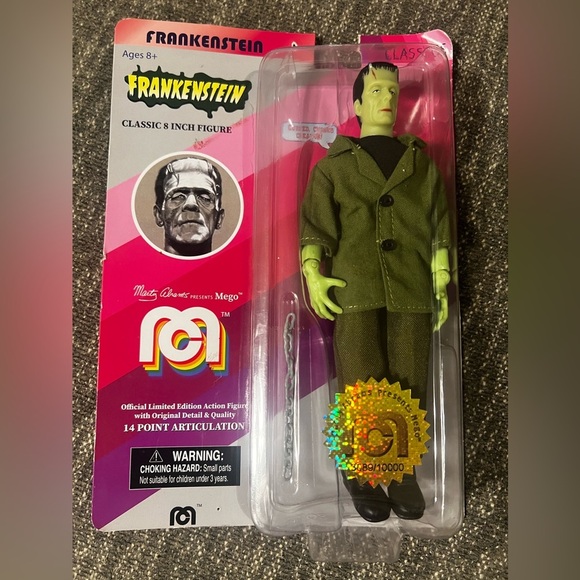 2018 Mego Classic 8” FRANKENSTEIN Action Figure - Picture 1 of 8